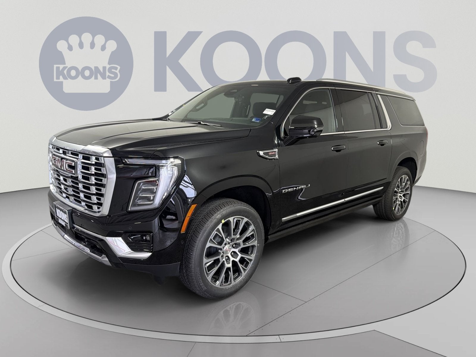 2026 GMC Yukon XL Denali in Onyx Black — front three-quarter view