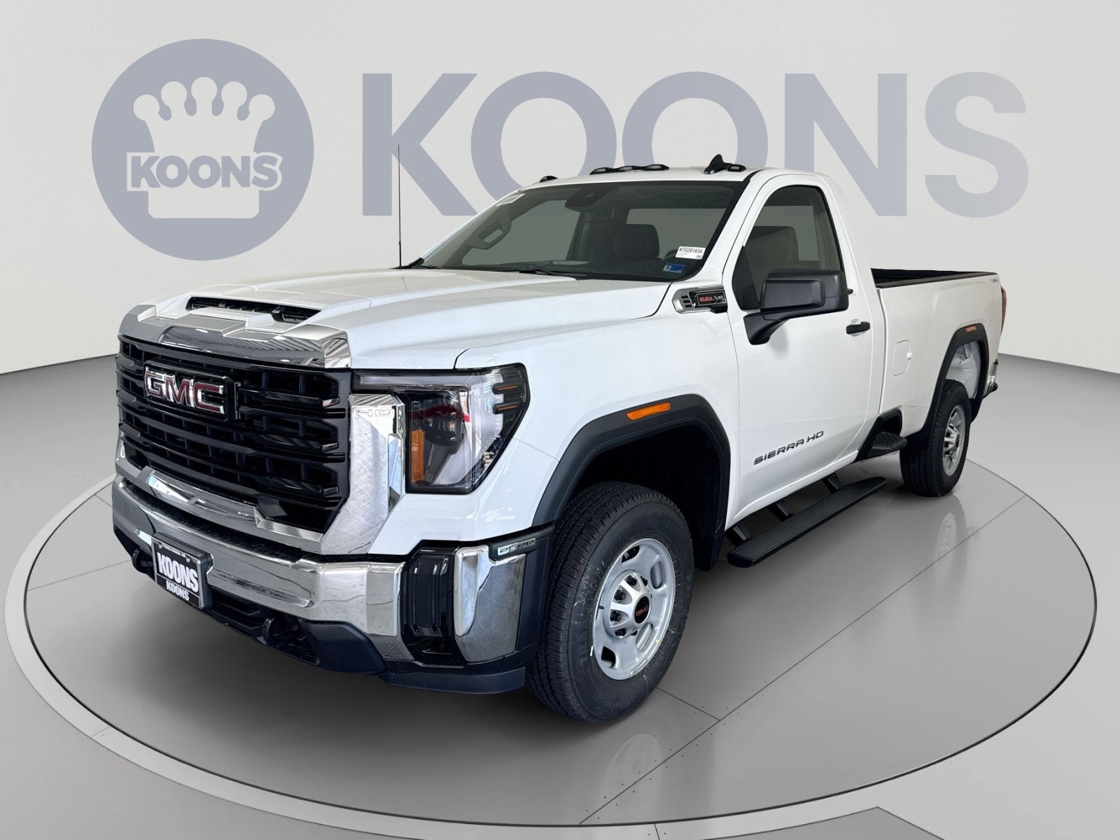 2026 GMC Sierra 2500 HD Pro in Summit White — front three-quarter view