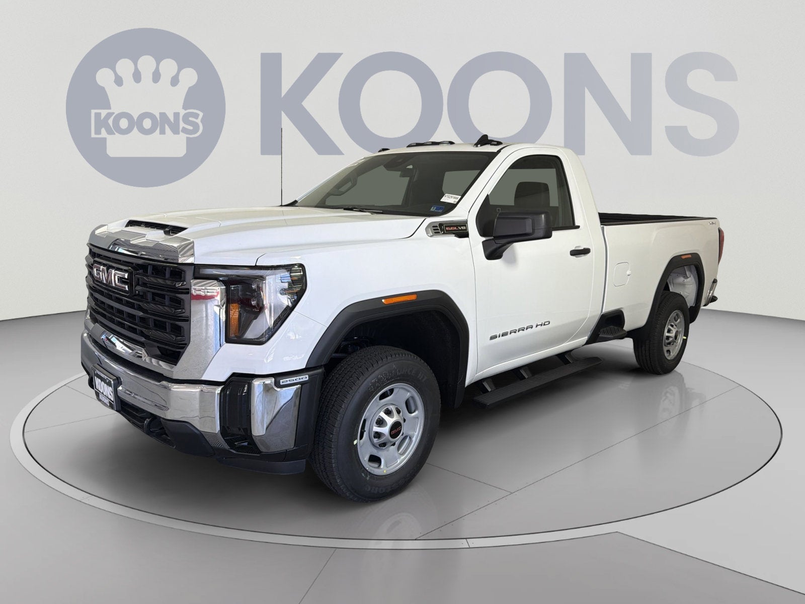 2026 GMC Sierra 2500 HD Pro in Summit White — front three-quarter view