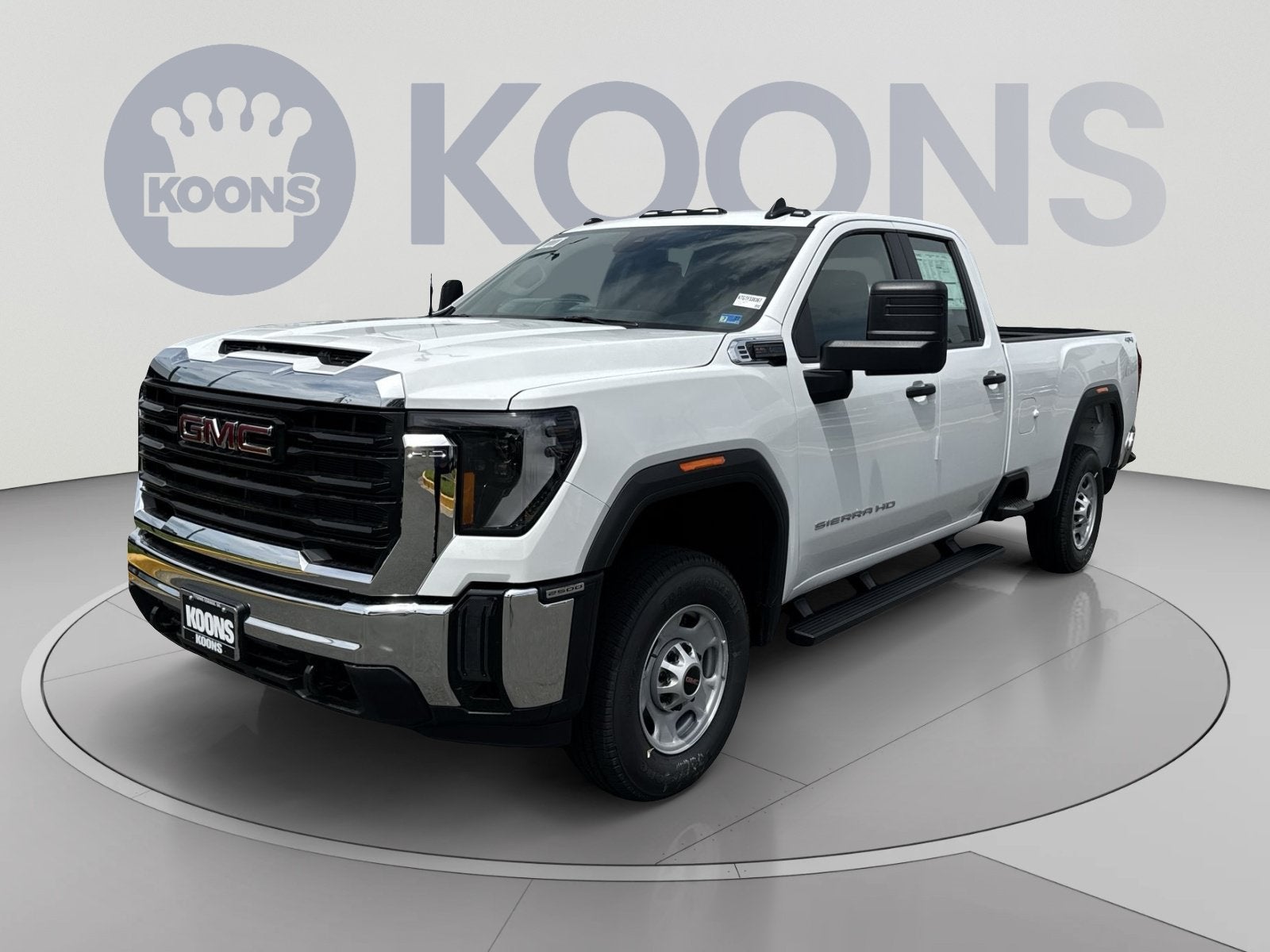 2026 GMC Sierra 2500 HD Pro in Summit White — front three-quarter view